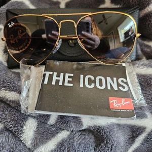 Womens Rayban Aviator Sunglasses